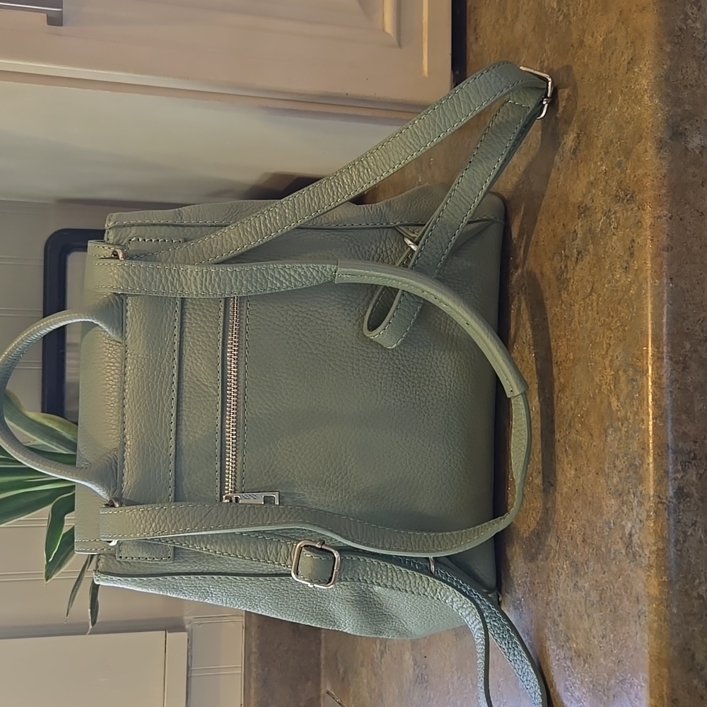 NWOT Vera Pelle Leather Backpack - Picture 2 of 8